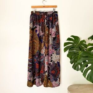 VANESSA VIRGINIA Anthropologie Petaled Paisley Maxi Skirt Size Medium NEW NWOT